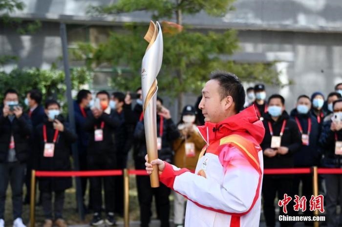 3月2日，北京2022年冬殘奧會火種采集儀式在中國盲文圖書館舉行，采集“希望之火”。 <a target='_blank' href='/'>中新社</a>記者 張興龍 攝