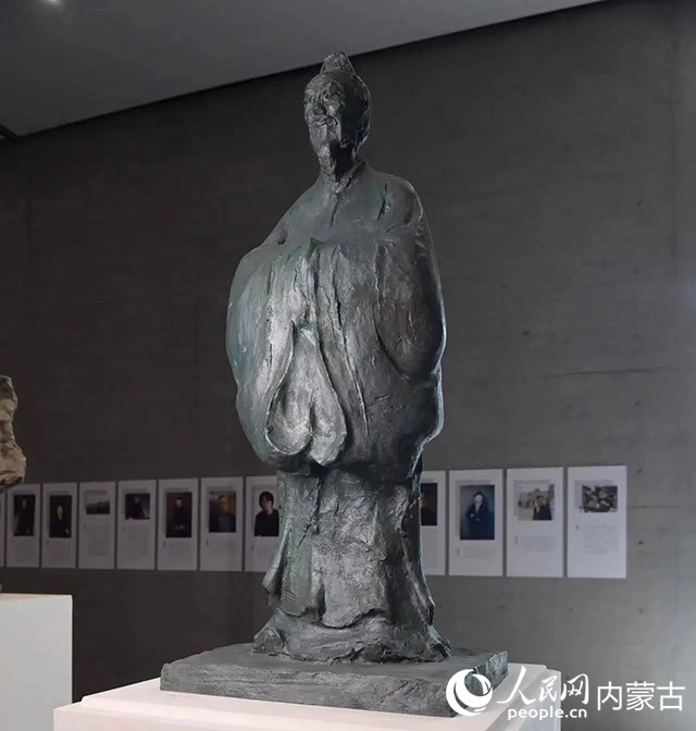 吳為山作品《管子》。實習(xí)生 楊光攝