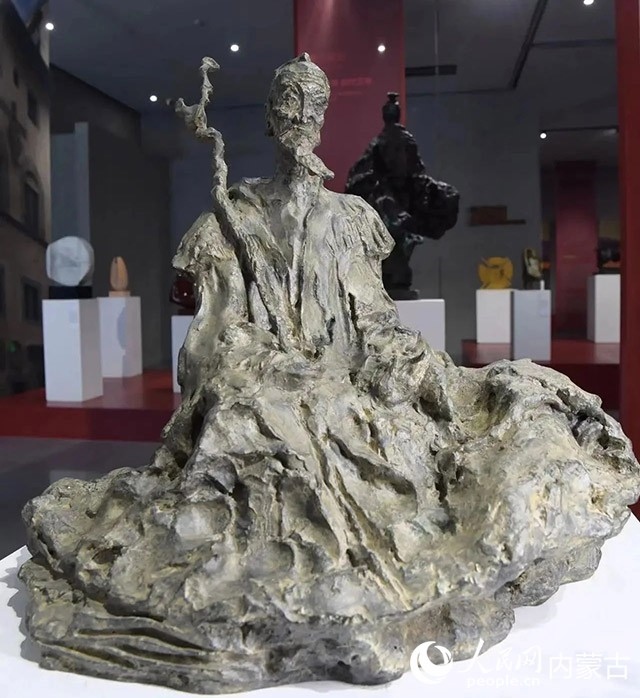 吳為山作品《莊子》。王劭凱攝
