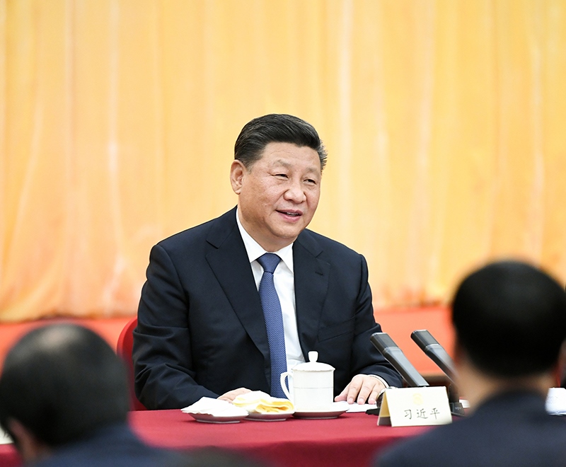 2019年3月4日下午，習(xí)近平總書記看望參加全國政協(xié)十三屆二次會議的文化藝術(shù)界、社會科學(xué)界委員，并參加聯(lián)組會，聽取意見和建議。