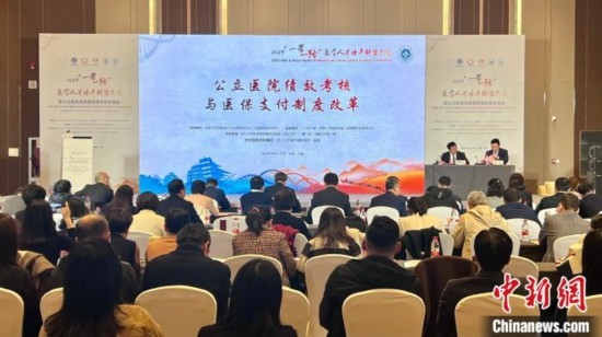 《公立醫(yī)院績(jī)效考核與醫(yī)保支付制度改革》分論壇現(xiàn)場(chǎng)。董易鑫 攝