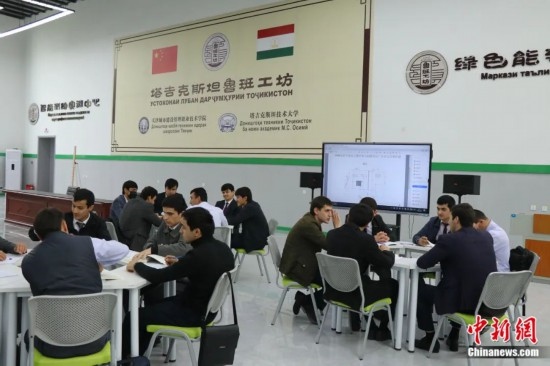 2023年4月，位于杜尚別的塔吉克斯坦魯班工坊課堂。張碩 攝