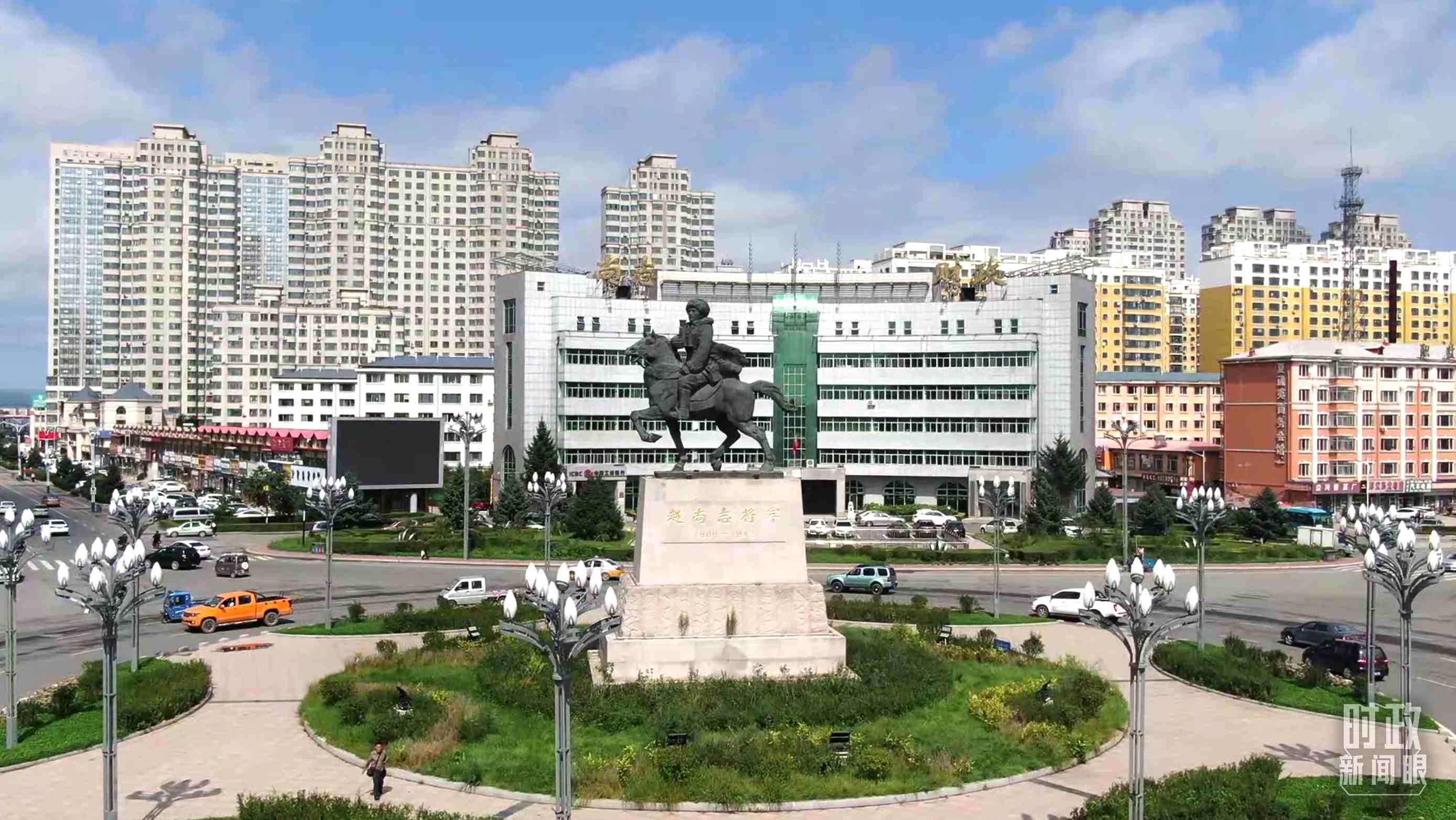 △哈爾濱市尚志市航拍。（總臺央視記者張耿生拍攝）