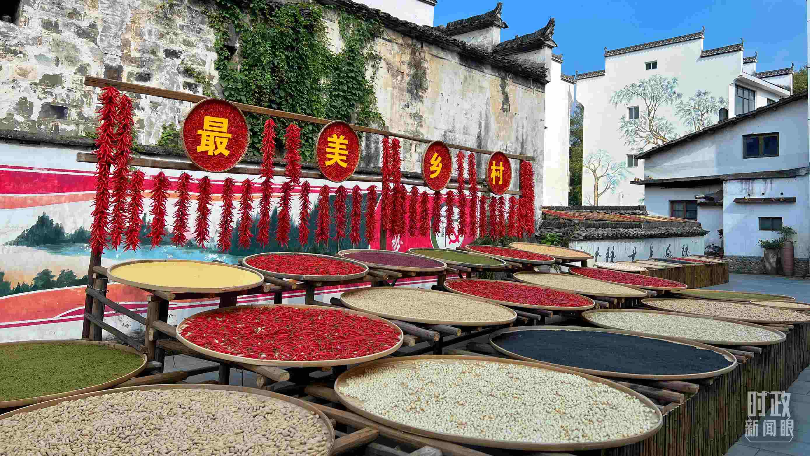 △婺源縣秋口鎮(zhèn)王村石門自然村。（總臺(tái)央視記者程鋮拍攝）