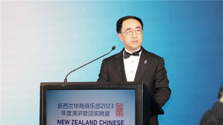 新西蘭華商聯(lián)合總會(huì)主席楊健。攝影：張凱