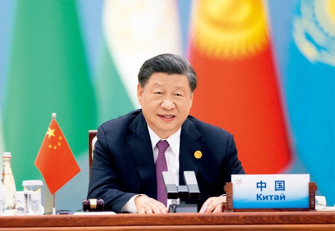 2023年5月19日上午，國家主席習近平在陜西省西安市主持首屆中國—中亞峰會并發(fā)表題為《攜手建設(shè)守望相助、共同發(fā)展、普遍安全、世代友好的中國—中亞命運共同體》的主旨講話。圖/ 新華社記者 黃敬文 攝