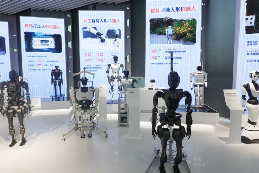 上?？萍紕?chuàng)新成果展（2023年11月28日攝）。