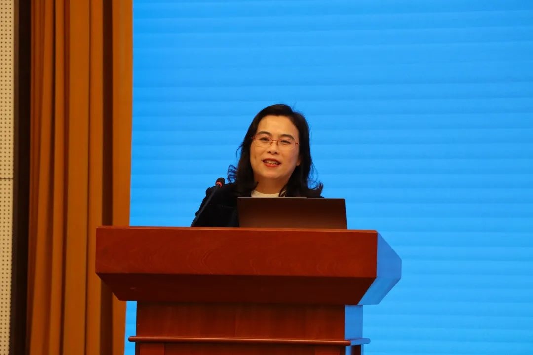 浙江師范大學(xué)副校長張建珍致辭。主辦方供圖