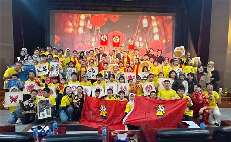 圖為2023“中華文化大樂園—埃及開羅營”閉幕式活動(dòng)現(xiàn)場(chǎng)。主辦方供圖