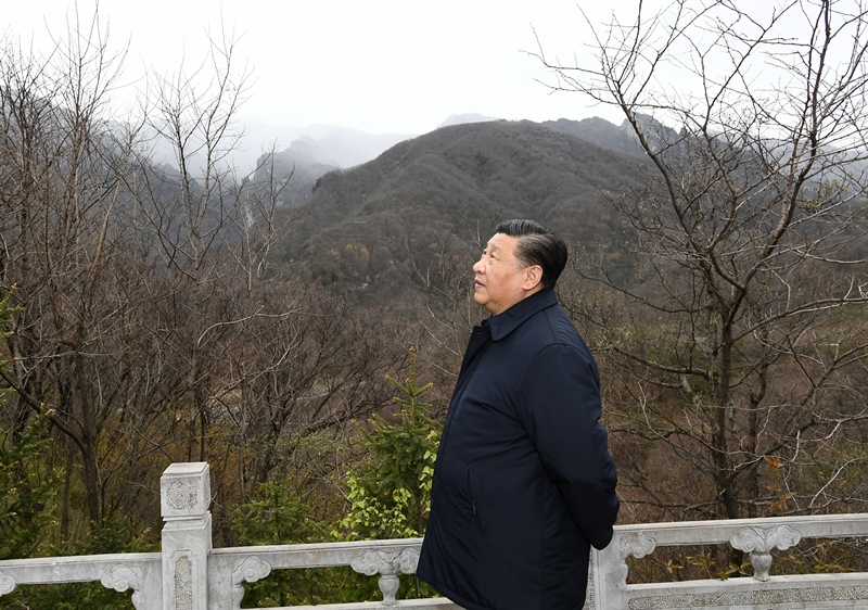 2020年4月20日，習(xí)近平在陜西秦嶺牛背梁國家級(jí)自然保護(hù)區(qū)，了解秦嶺生態(tài)保護(hù)工作情況。