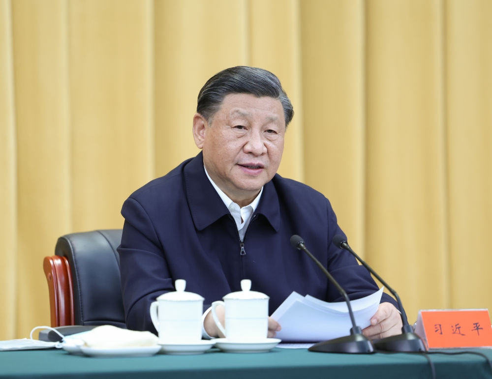 2023年6月2日，習(xí)近平在北京出席文化傳承發(fā)展座談會并發(fā)表重要講話。新華社記者 鞠鵬 攝