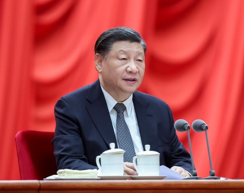 △2023年4月3日，學(xué)習(xí)貫徹習(xí)近平新時(shí)代中國特色社會(huì)主義思想主題教育工作會(huì)議在北京召開。習(xí)近平總書記出席會(huì)議并發(fā)表重要講話。