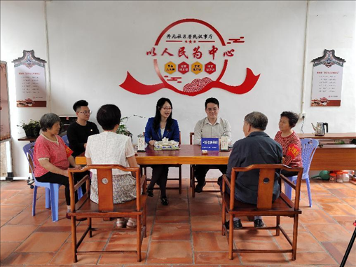 “茶文化六步調解法”調解現(xiàn)場。