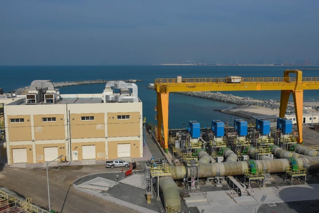 海水取水泵房。山東電建三公司供圖