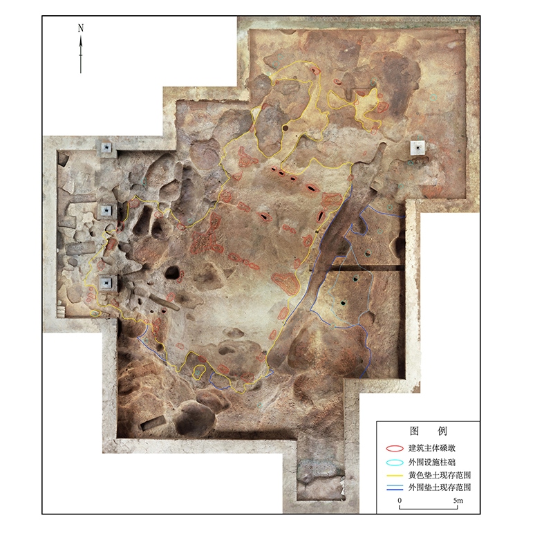 屈家?guī)X文化大型建筑F38正射影像。中國文物報(bào)社供圖