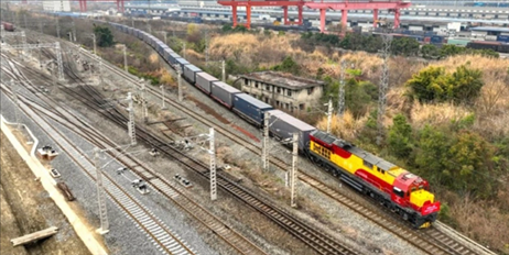 全國鐵路實(shí)行新的貨物列車運(yùn)行圖。國鐵集團(tuán)供圖