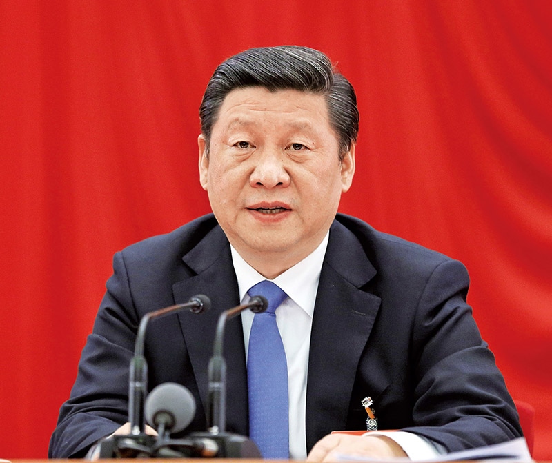 中國共產(chǎn)黨第十八屆中央委員會(huì)第三次全體會(huì)議，于2013年11月9日至12日在北京舉行。全會(huì)由中央政治局主持，中央委員會(huì)總書記習(xí)近平作重要講話。 新華社記者 蘭紅光/攝