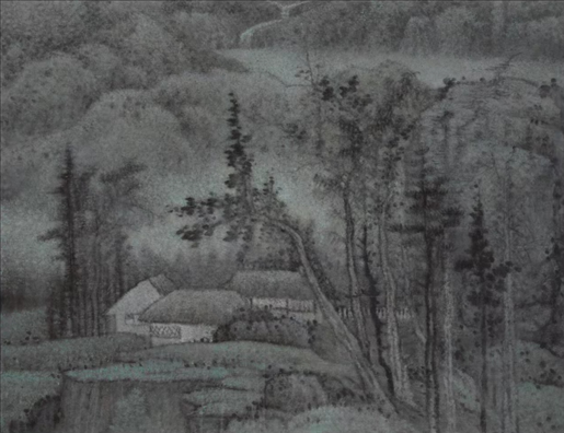 王秦生畫作《晨寂》。主辦方供圖