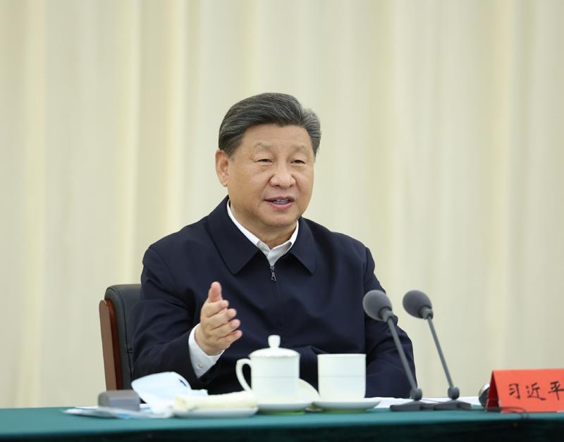 △2023年6月6日，習近平總書記在內(nèi)蒙古巴彥淖爾主持召開加強荒漠化綜合防治和推進“三北”等重點生態(tài)工程建設座談會并發(fā)表重要講話。