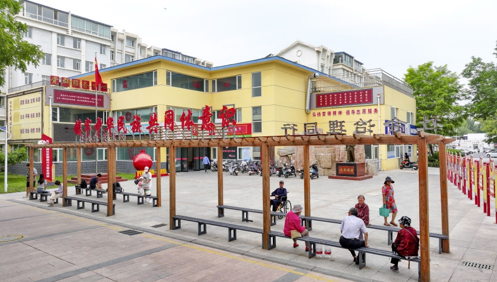 6月20日拍攝的長(zhǎng)城花園社區(qū)一角（無人機(jī)照片）。
