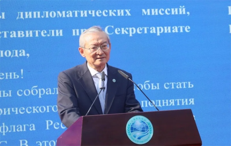 上合組織秘書長張明出席活動并致辭。主辦方供圖