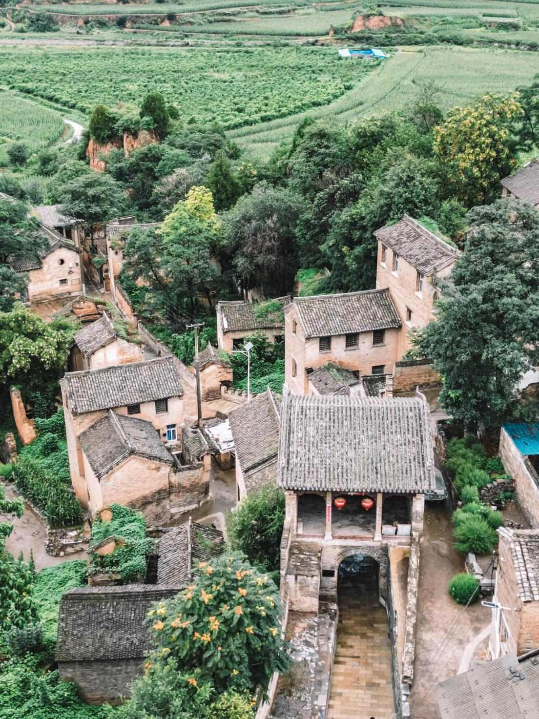 高平市永寧寨村，有許多明清建筑。王劍攝