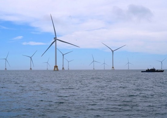 2024年6月19日拍攝的三峽集團(tuán)漳浦二期海上風(fēng)電項(xiàng)目。新華社記者 林善傳 攝