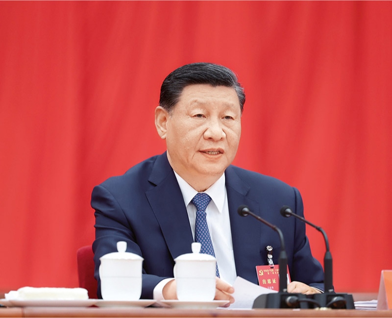 中國共產(chǎn)黨第二十屆中央委員會第三次全體會議，于2024年7月15日至18日在北京舉行。中央委員會總書記習近平作重要講話。 新華社記者 鞠鵬/攝