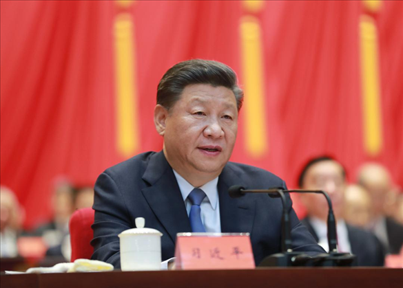 2019年9月20日，中央政協(xié)工作會議暨慶祝中國人民政治協(xié)商會議成立70周年大會在全國政協(xié)禮堂召開。中共中央總書記、國家主席、中央軍委主席習(xí)近平出席大會并發(fā)表重要講話。新華社記者 丁林 攝