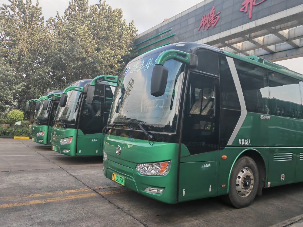 2024年9月4日拍攝的鵬飛集團(tuán)的氫能大巴車(chē)。新華社記者 王勁玉 攝