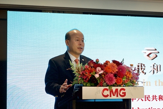 中國駐澳大利亞大使肖千出席活動并致辭。張舒惠攝