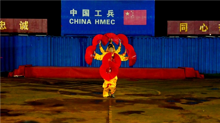 中國(guó)傳統(tǒng)文化節(jié)目表演。孫千攝