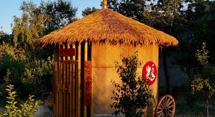 老奇臺(tái)人民法庭“土圓倉”調(diào)解室。老奇臺(tái)人民法庭供圖
