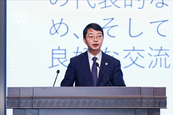 浙江大學(xué)副校長周江洪致辭。浙江大學(xué)供圖