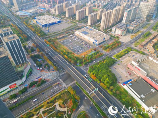 崇川區(qū)北大街便民商圈。人民網(wǎng)記者 王繼亮攝