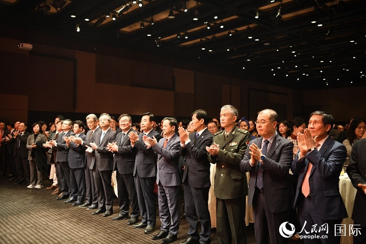 招待會(huì)現(xiàn)場(chǎng)。人民網(wǎng) 李帆攝