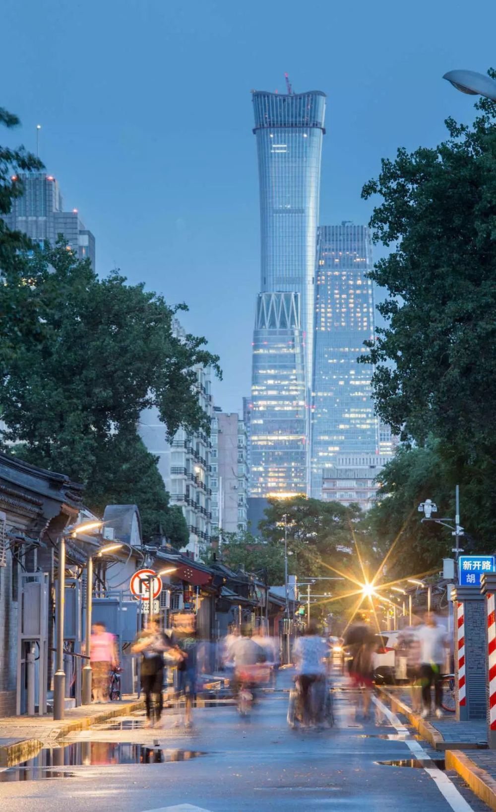 西總布胡同景觀。（受訪者供圖）