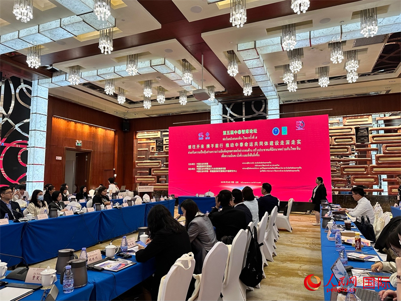 第五屆中泰智庫(kù)論壇現(xiàn)場(chǎng)。人民網(wǎng) 孫書宇攝