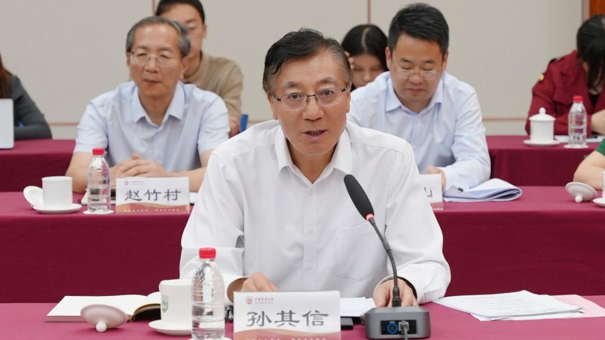 中國工程院院士、中國農(nóng)業(yè)大學(xué)校長孫其信。校方供圖